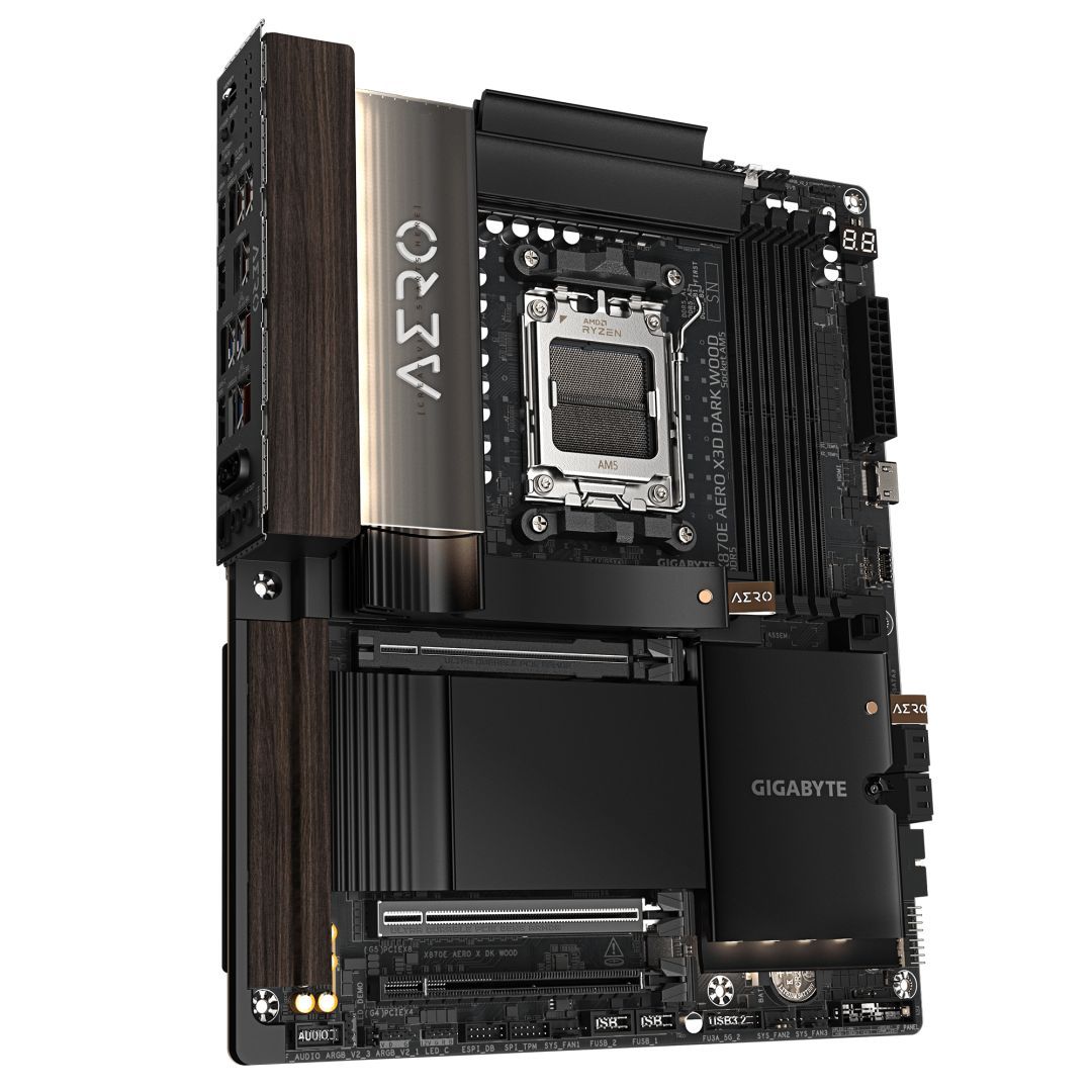 Gigabyte X870E AERO X3D DARK WOOD Gigabyte X870E AERO X3D DARK WOOD