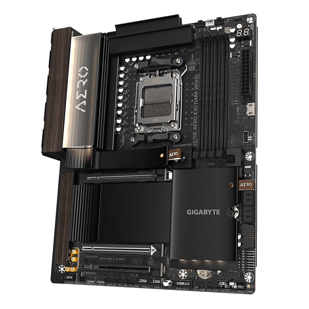 Gigabyte X870E AERO X3D DARK WOOD Gigabyte X870E AERO X3D DARK WOOD