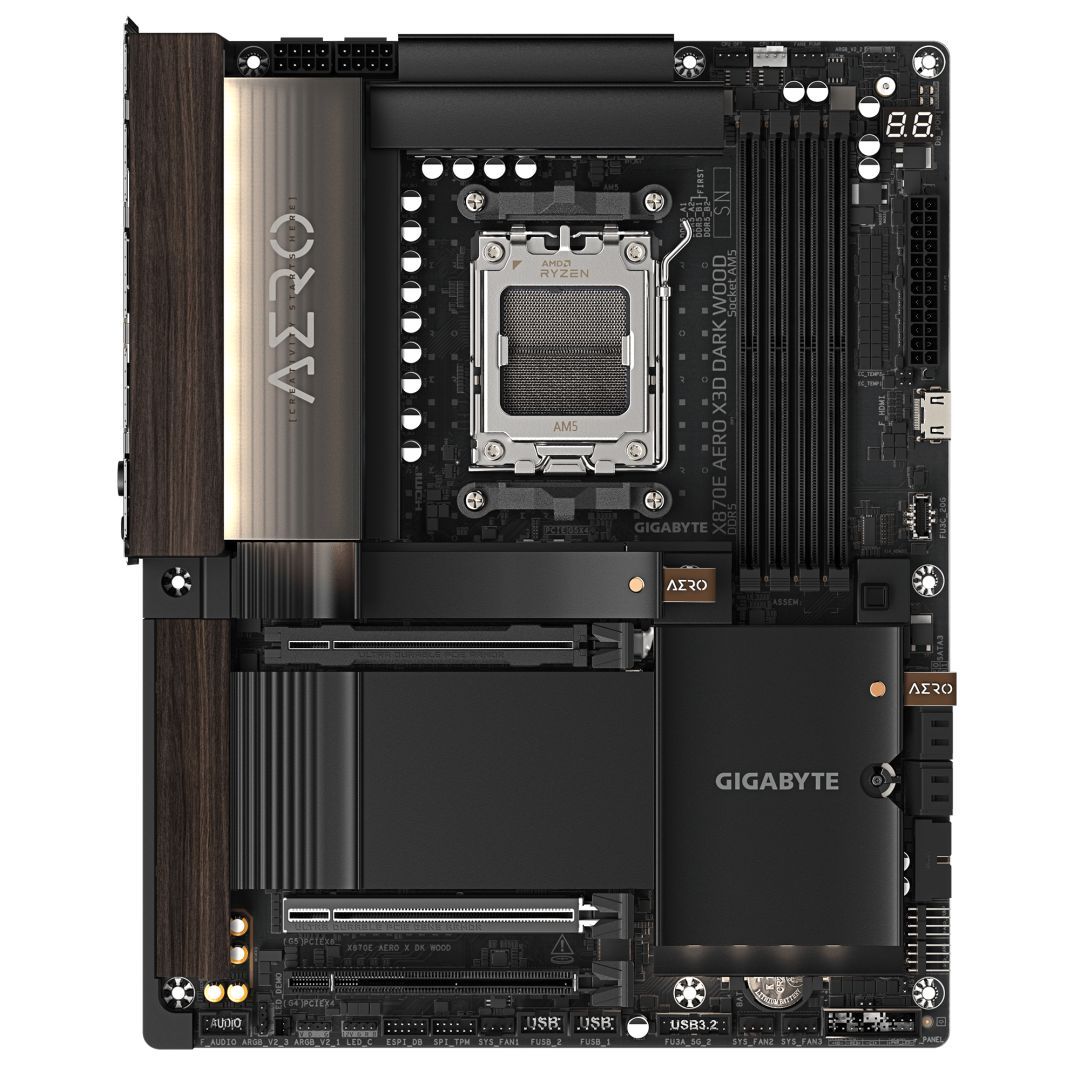 Gigabyte X870E AERO X3D DARK WOOD Gigabyte X870E AERO X3D DARK WOOD