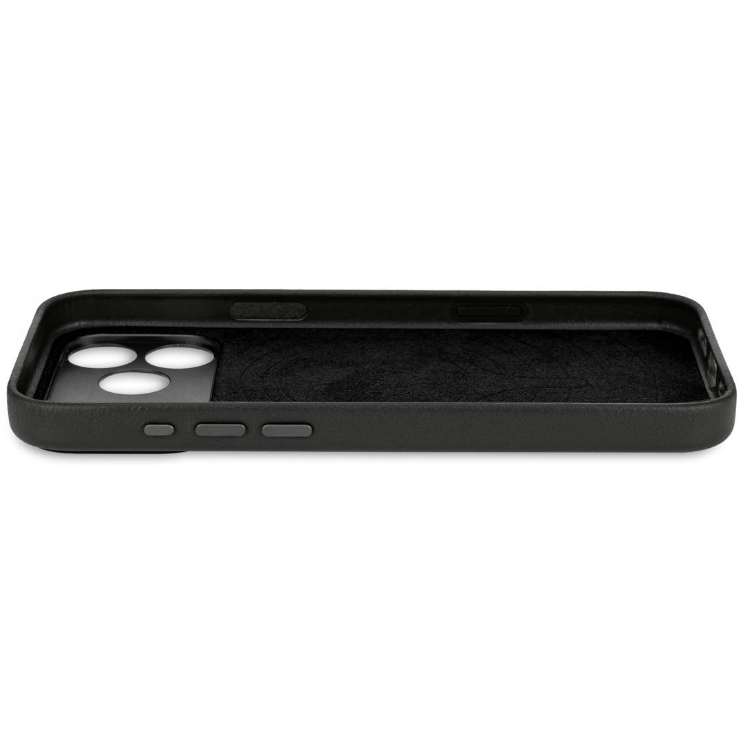 Decoded Leather Backcover for iPhone 17 Pro Black
