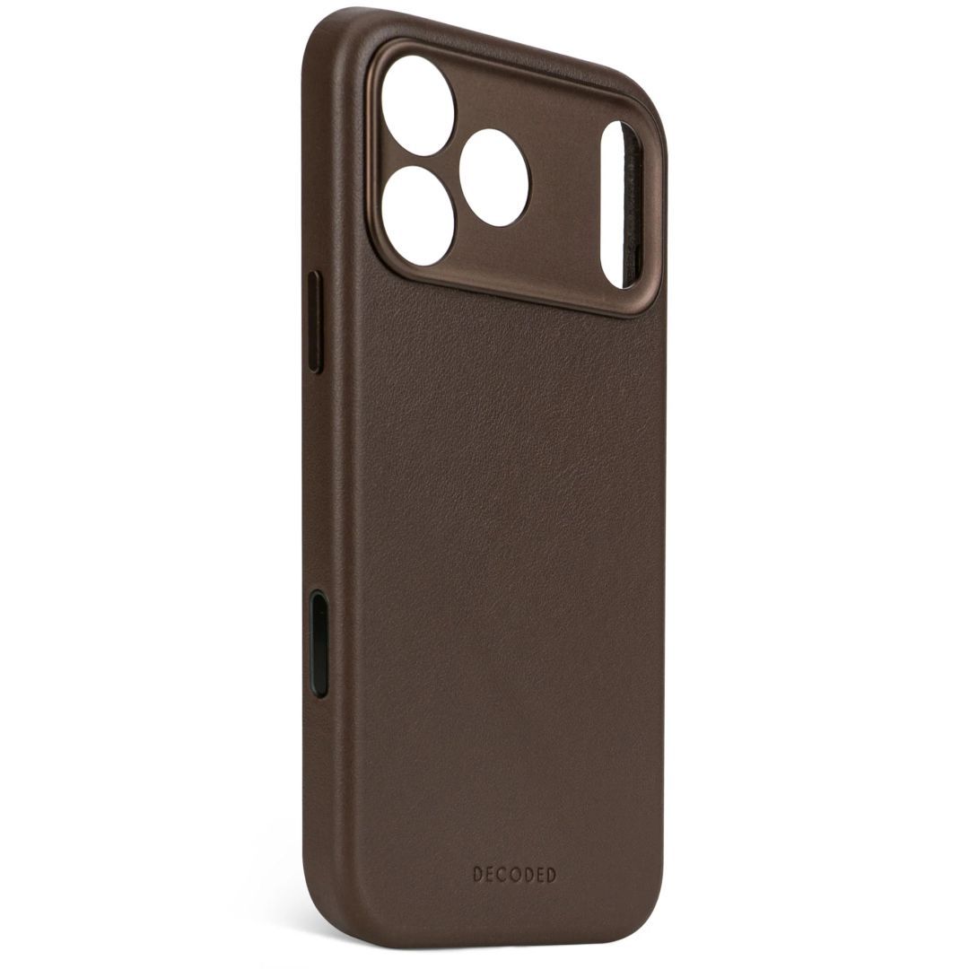 Decoded Leather Backcover for iPhone 17 Pro Chocolate Brown