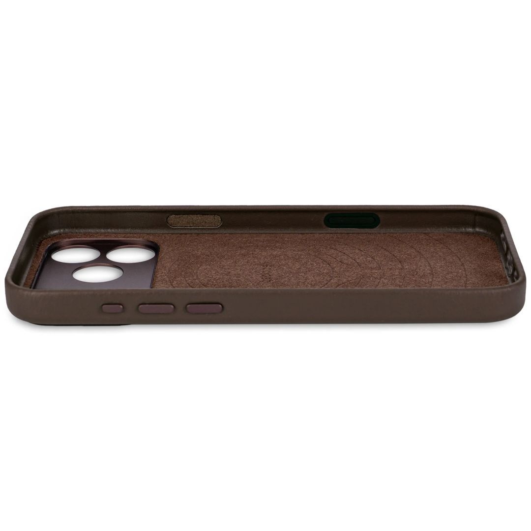 Decoded Leather Backcover for iPhone 17 Pro Chocolate Brown
