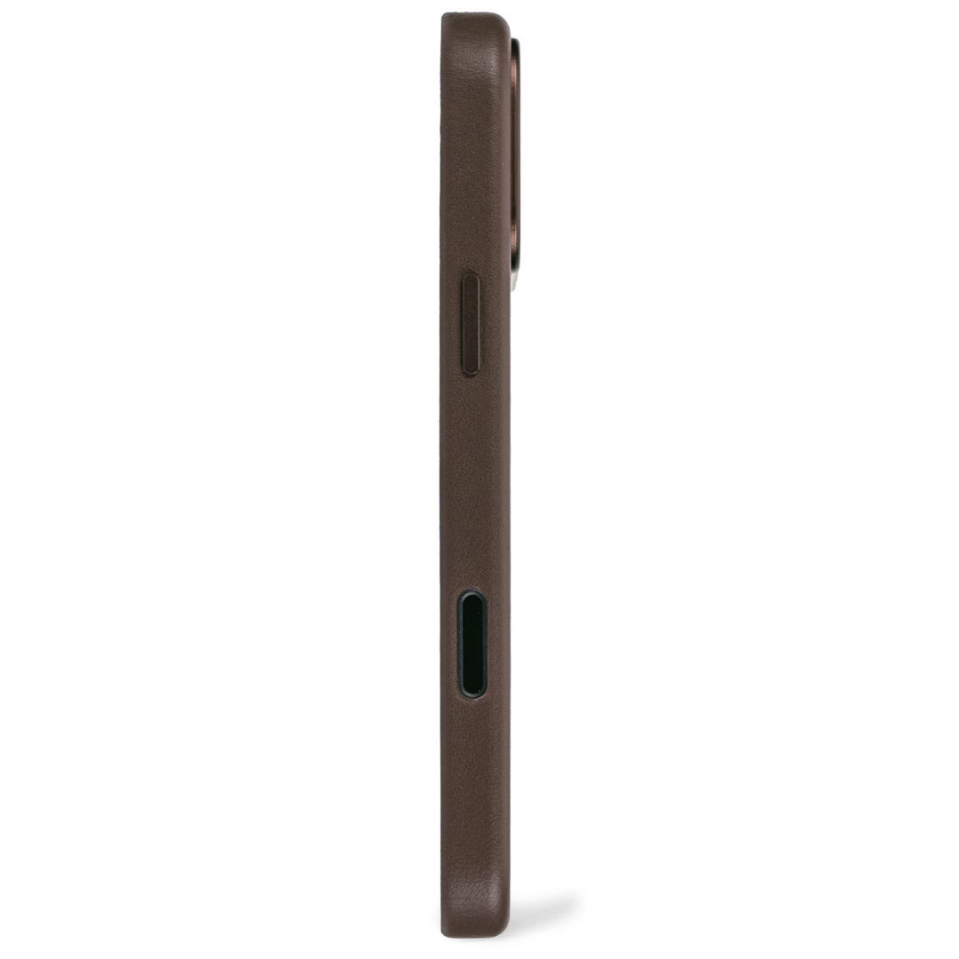 Decoded Leather Backcover for iPhone 17 Pro Chocolate Brown