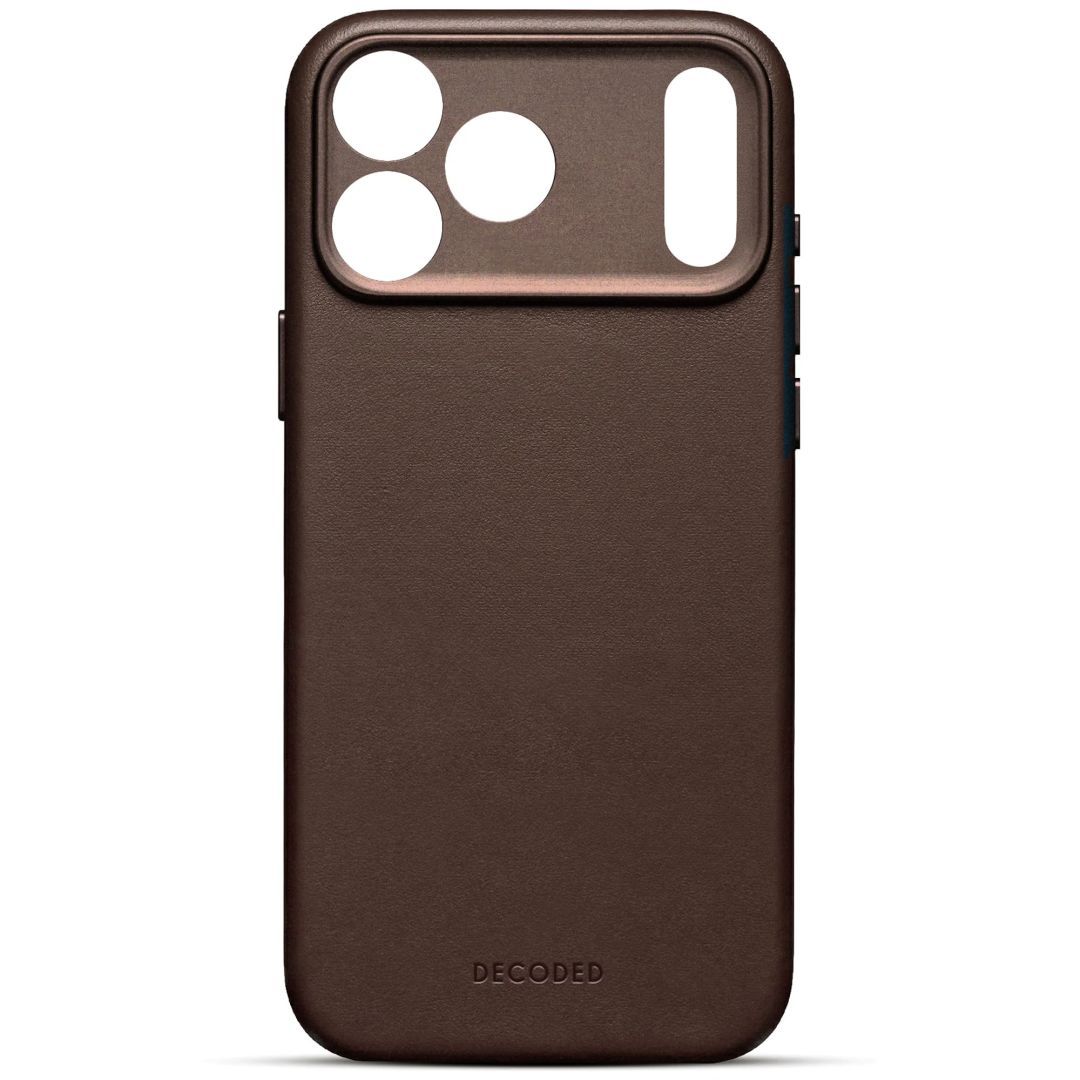 Decoded Leather Backcover for iPhone 17 Pro Chocolate Brown
