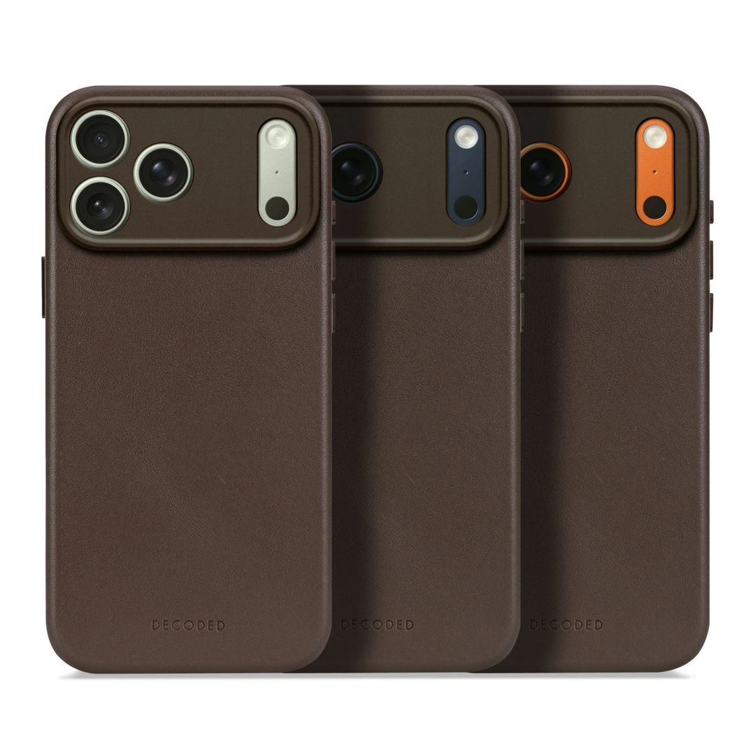 Decoded Leather Backcover for iPhone 17 Pro Chocolate Brown