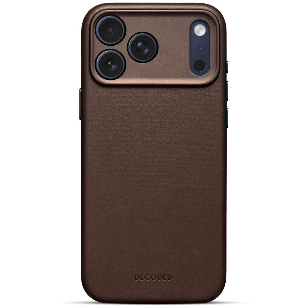 Decoded Leather Backcover for iPhone 17 Pro Chocolate Brown
