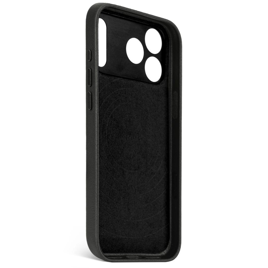 Decoded Leather Backcover for iPhone 17 Pro Max Black
