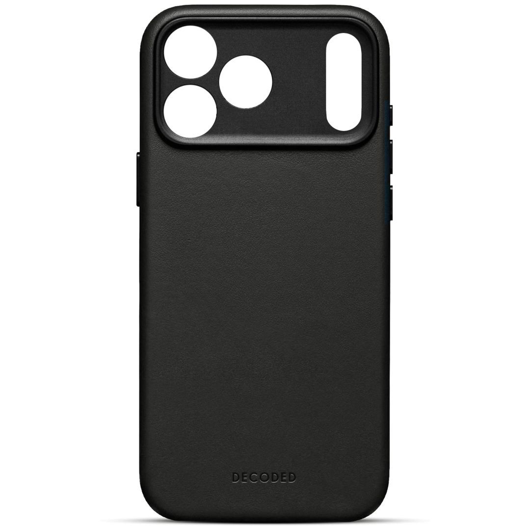Decoded Leather Backcover for iPhone 17 Pro Max Black