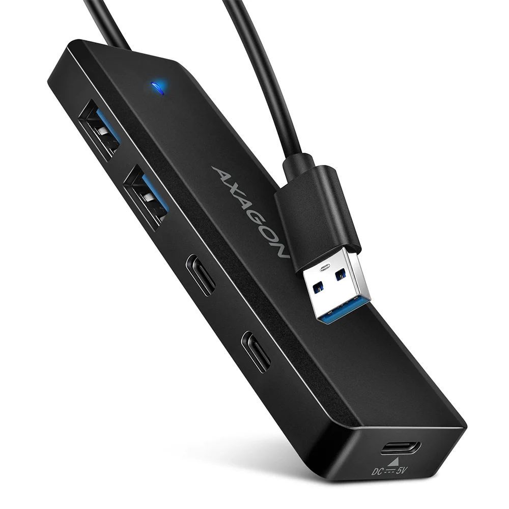 AXAGON 4-portos USB3.2 HUB Black AXAGON 4-portos USB3.2 HUB Black
