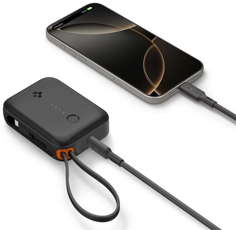 Spigen Essential 10000mAh Power Bank Black Spigen Essential 10000mAh Power Bank Black