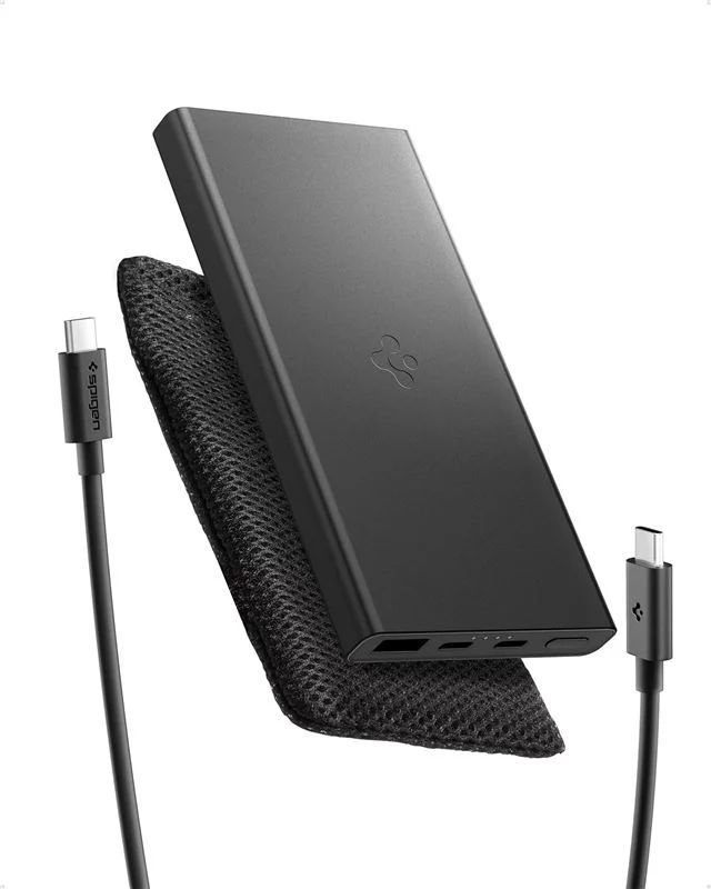 Spigen Essential 10000mAh Power Bank Black Spigen Essential 10000mAh Power Bank Black