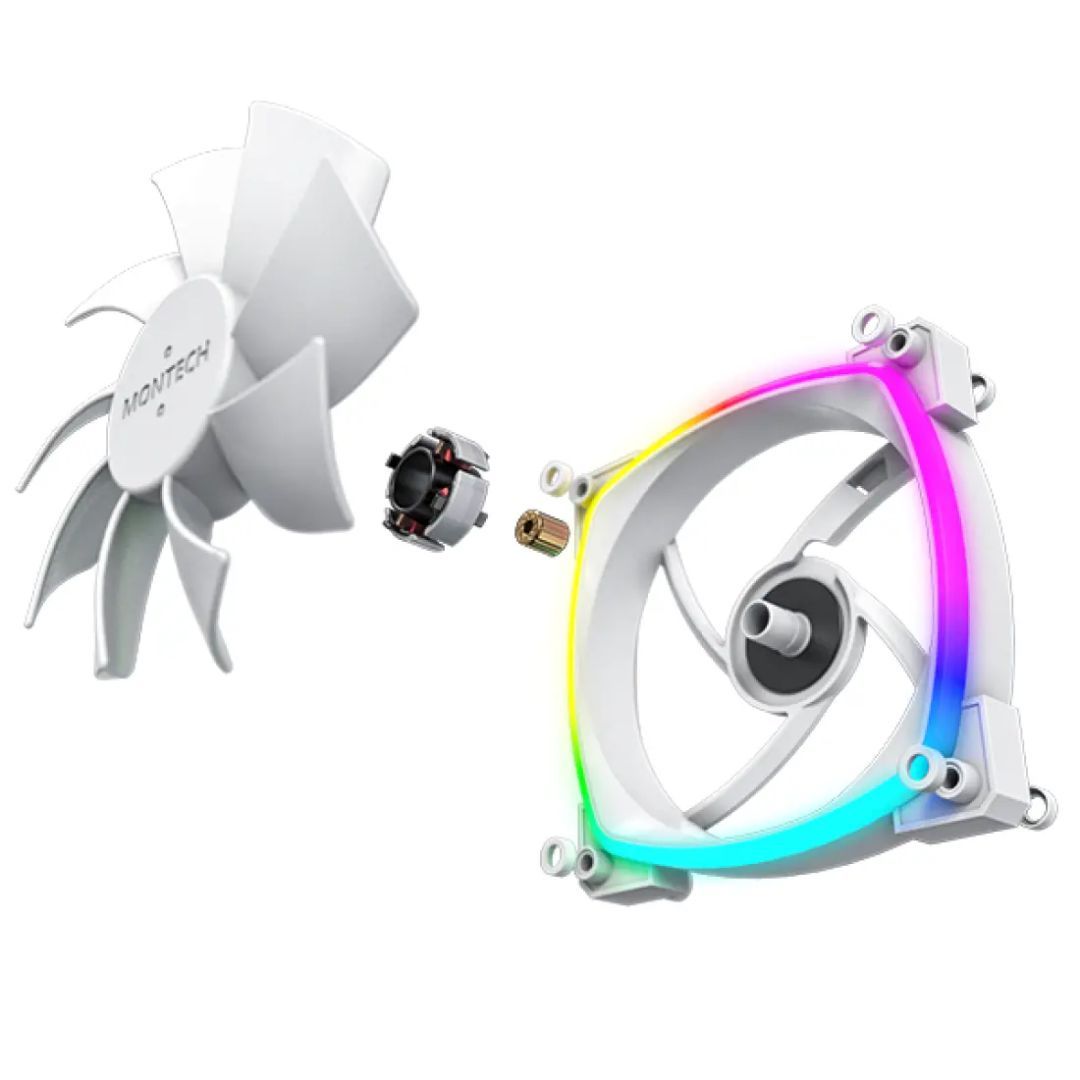 Montech AX120 PWM 3 in 1 Pack White