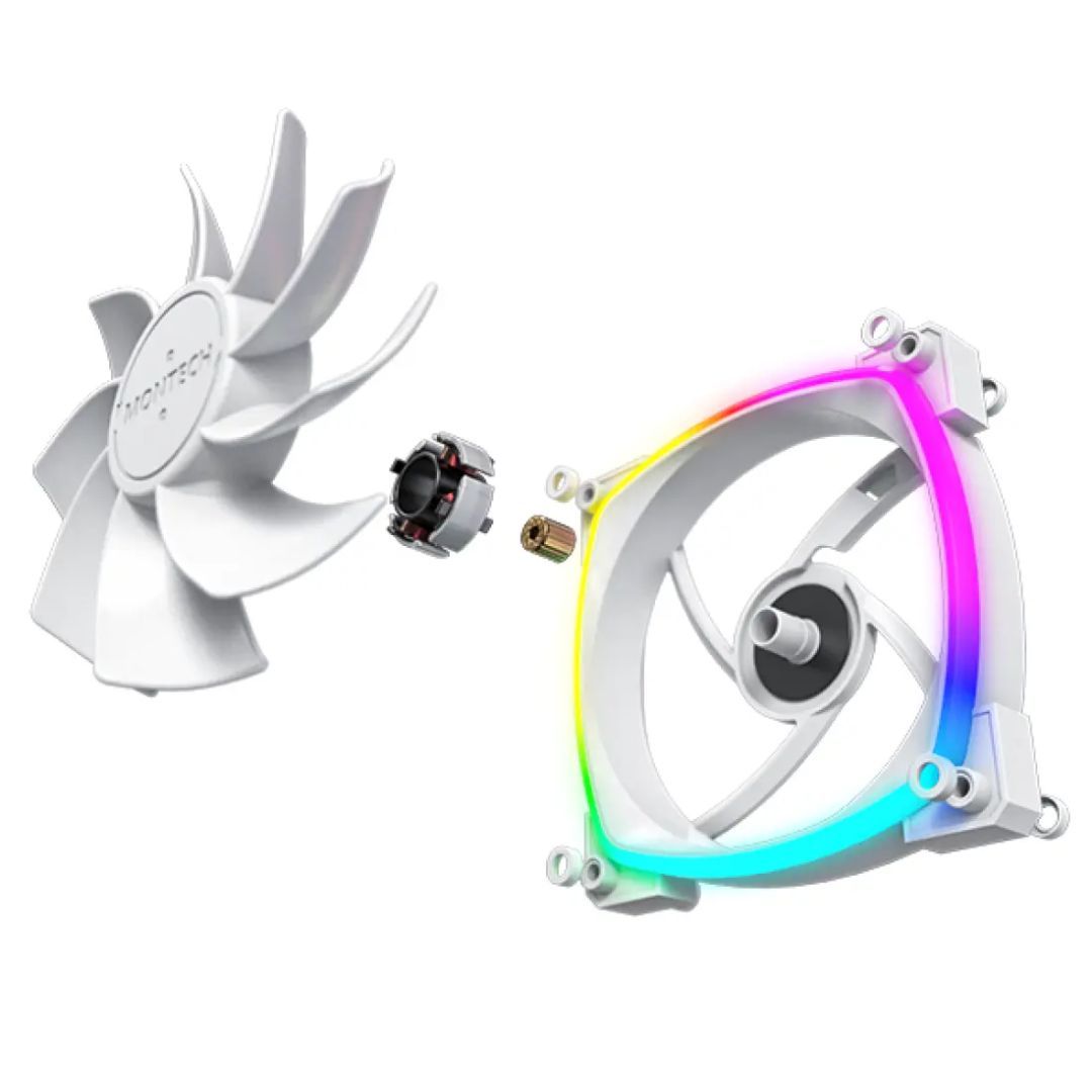 Montech RX120 PWM 3 in 1 Pack White