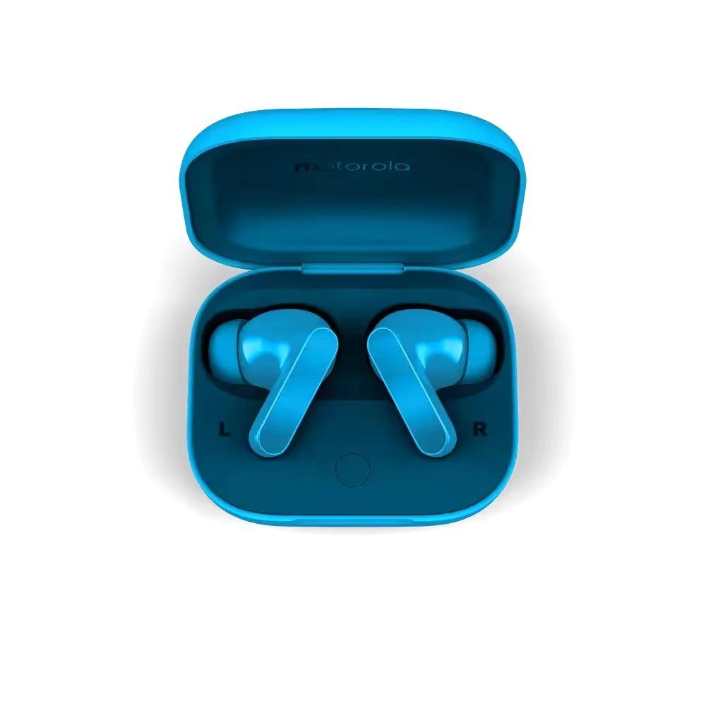Motorola Moto Buds Bass Bluetooth Headset Blue Jewel