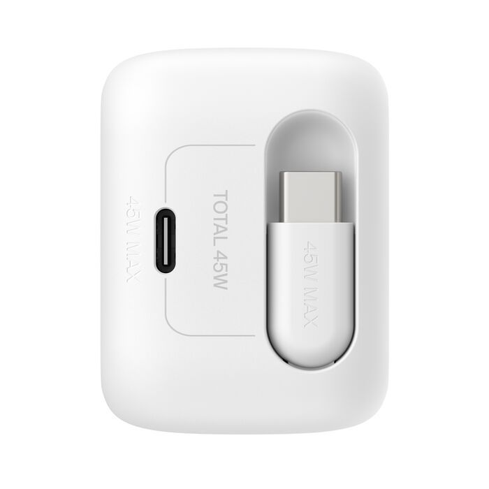 Belkin BoostCharge Pro 45W Dual GaN 1m Cable White