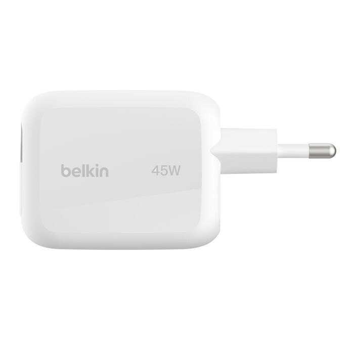 Belkin BoostCharge Pro 45W Dual GaN 1m Cable White
