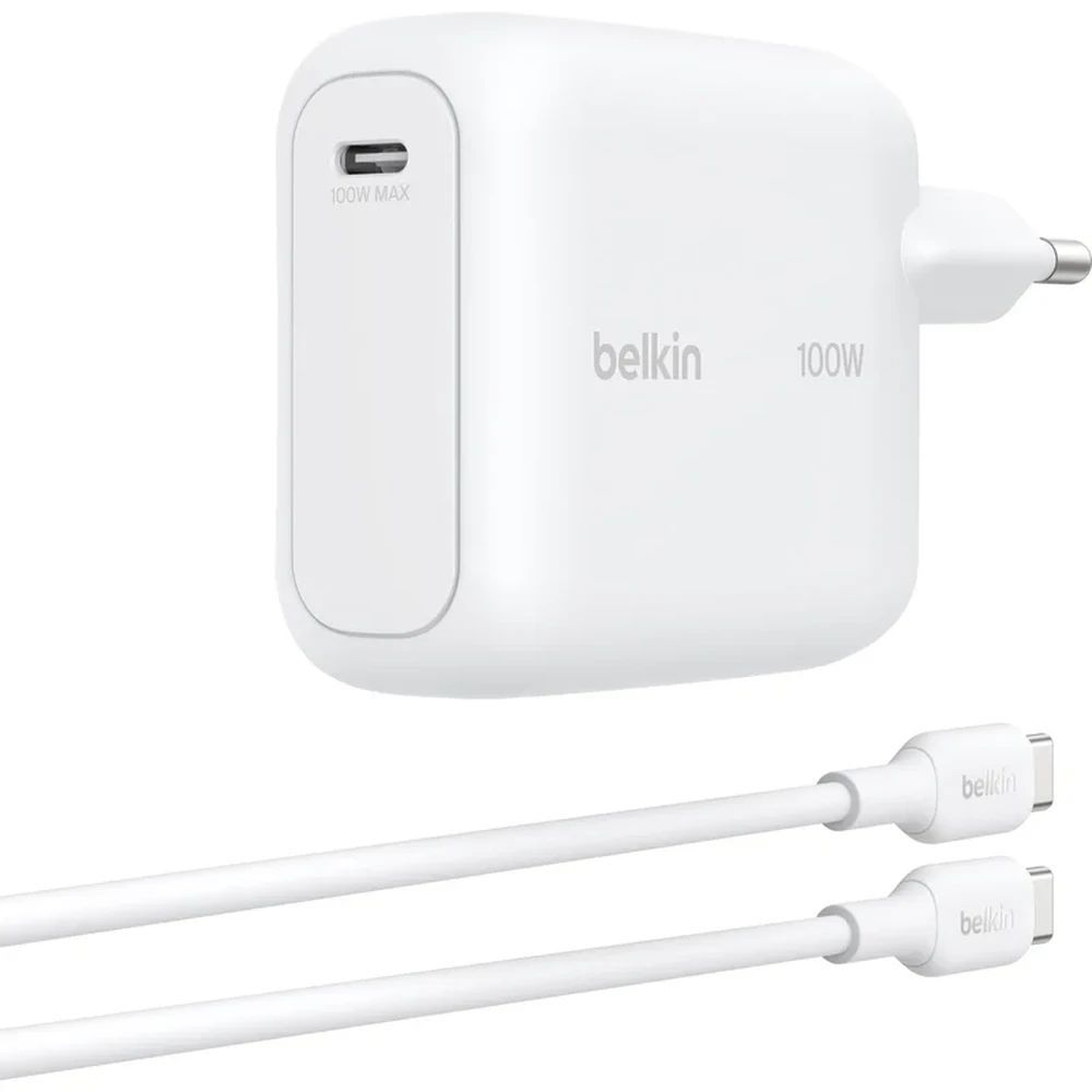 Belkin Boost Charge 100W USB-C GAN Charger 1,5m cable White