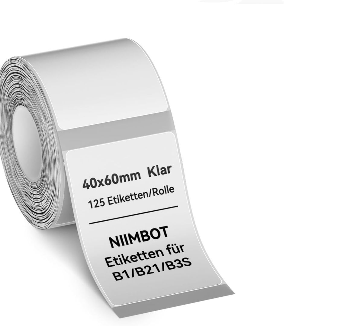 NIIMBOT T40*60-125 Thermal Label White NIIMBOT T40*60-125 Thermal Label White