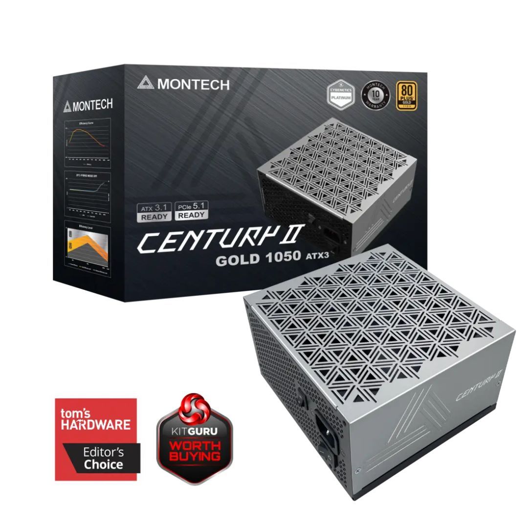 Montech 1050W 80+ Gold Century II