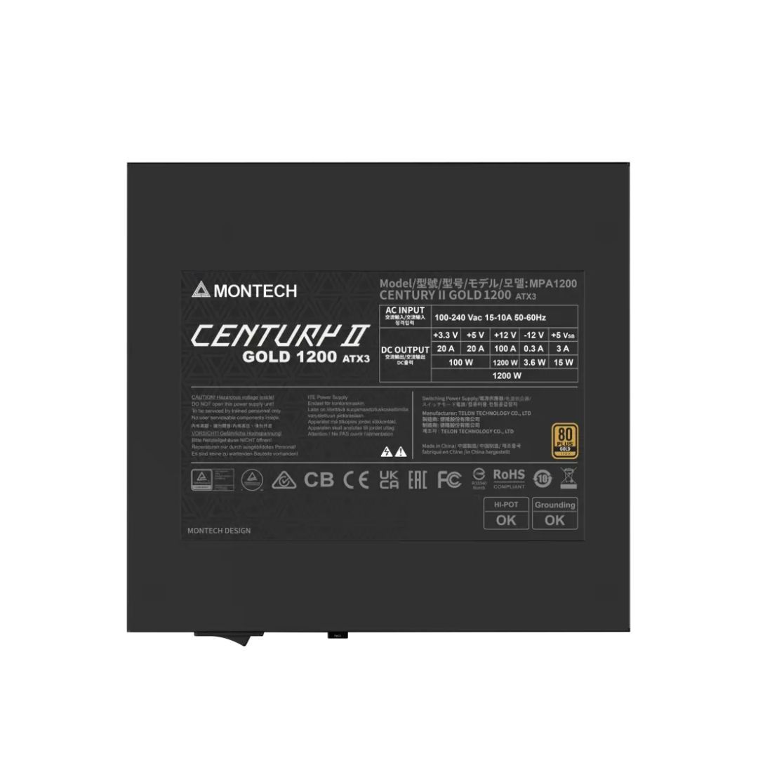 Montech 1200W 80+ Gold Century II