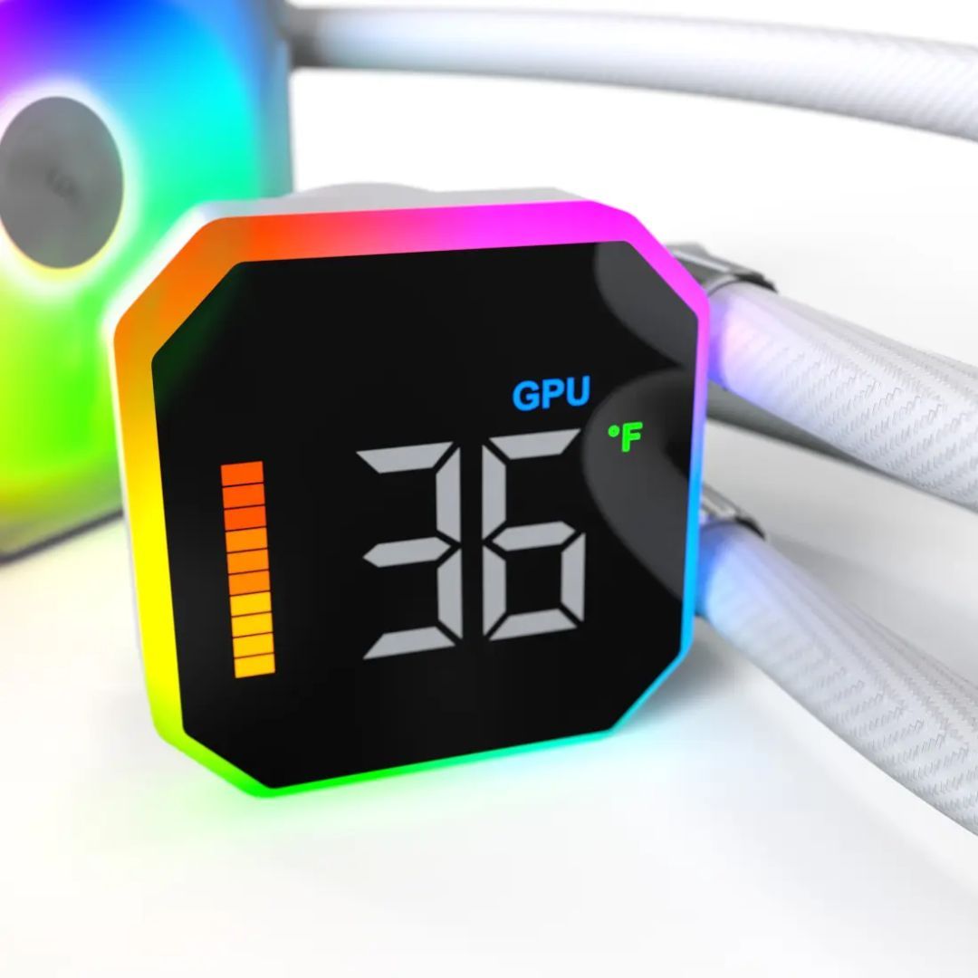 Montech HyperFlow Digital 360 White