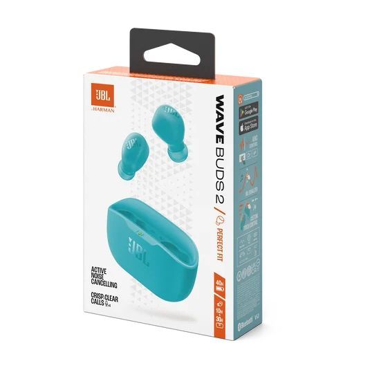 JBL Wave Buds 2 TWS Bluetooth Headset Blue