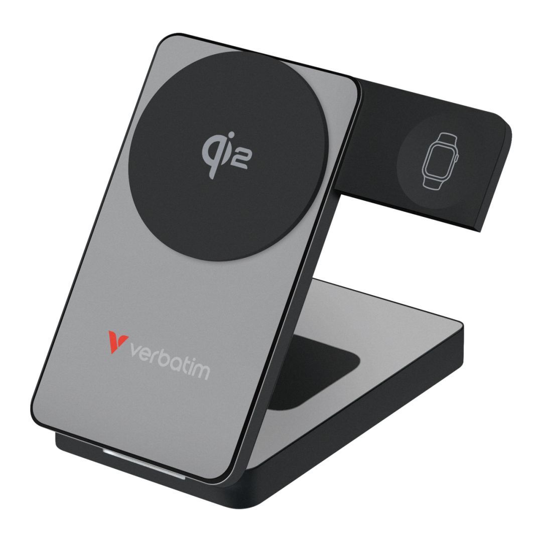 Verbatim Charge "n" Go Qi2 10000mAh Wireless PowerBank Grey Verbatim Charge "n" Go Qi2 10000mAh Wireless PowerBank Grey