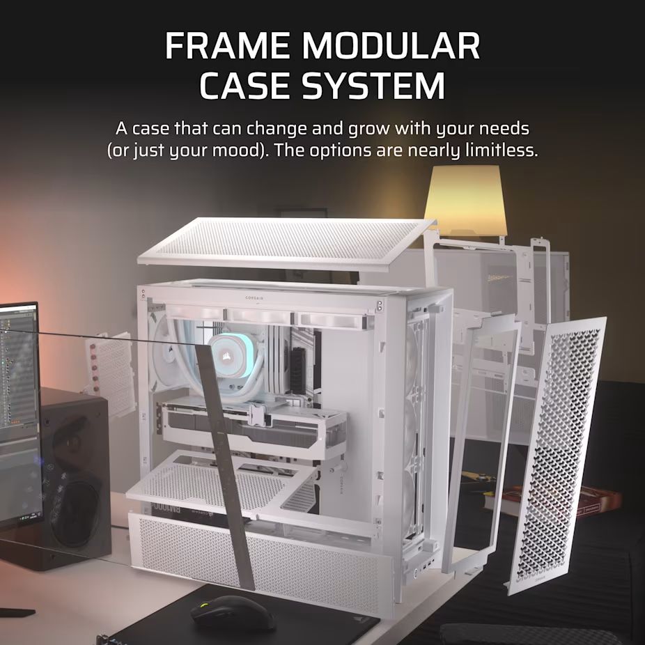 Corsair Frame 4000D RS Tempered Glass White Corsair Frame 4000D RS Tempered Glass White