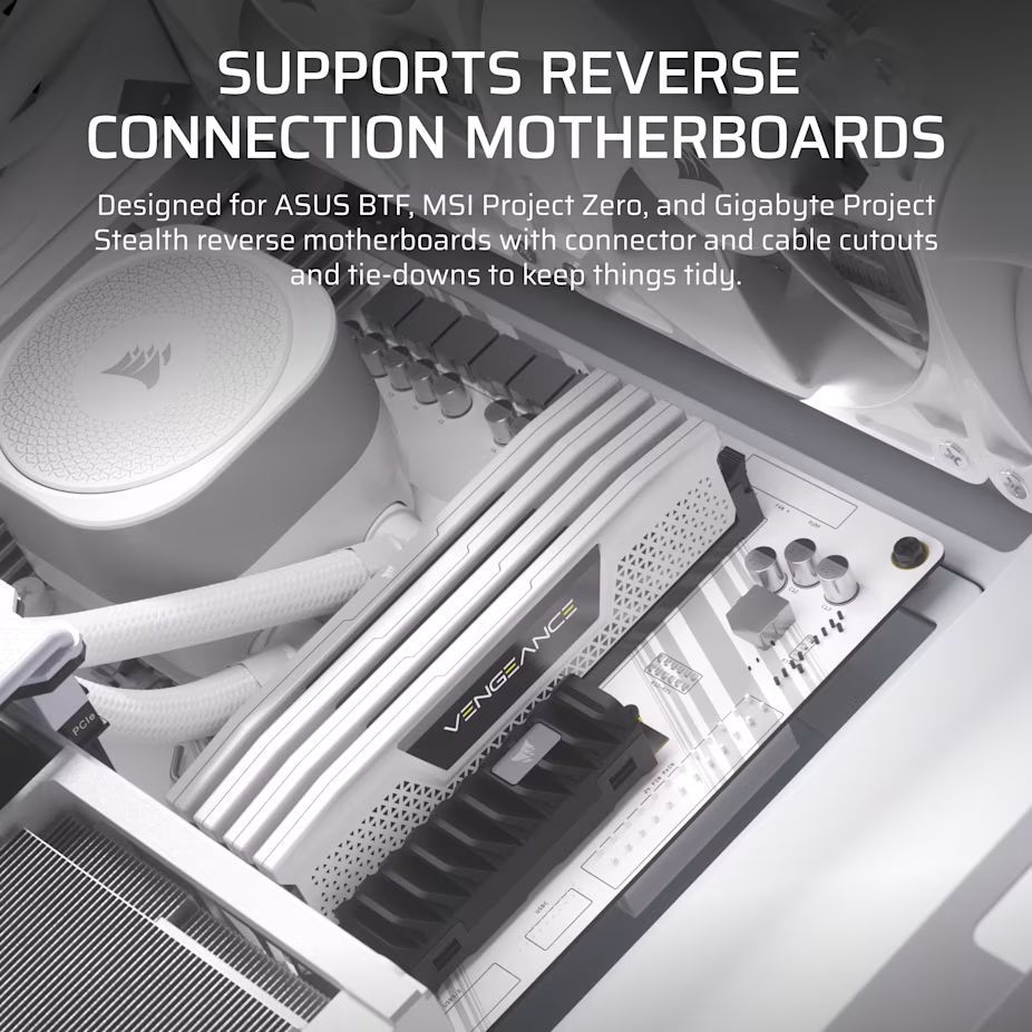Corsair Frame 4000D RS Tempered Glass White Corsair Frame 4000D RS Tempered Glass White