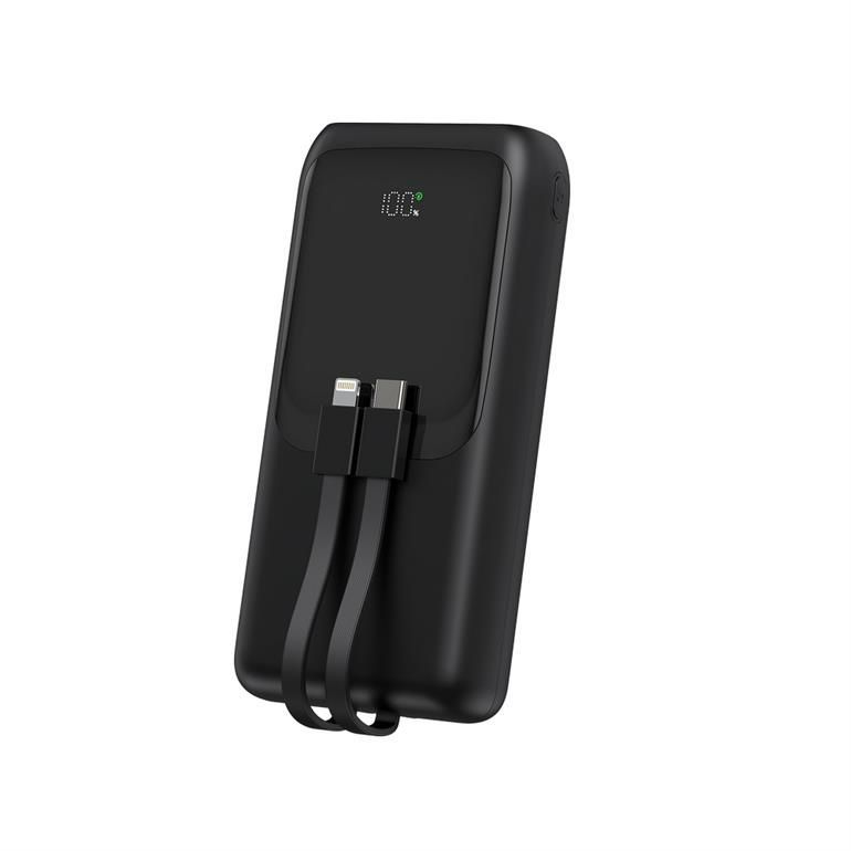 Gembird PB20-PD20-LCD-01 20000mAh PowerBank Black