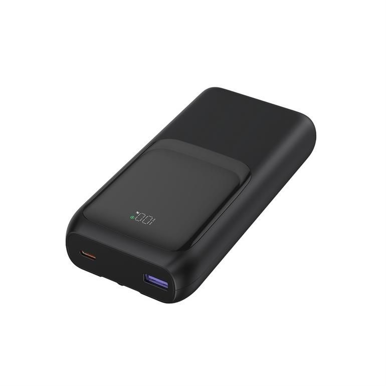 Gembird PB20-PD20-LCD-01 20000mAh PowerBank Black