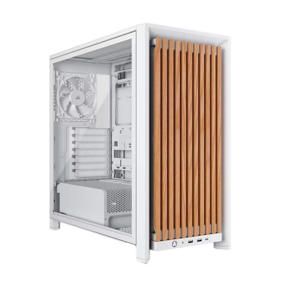 Corsair 4000D RS Tempered Glass White/Oak Corsair 4000D RS Tempered Glass White/Oak