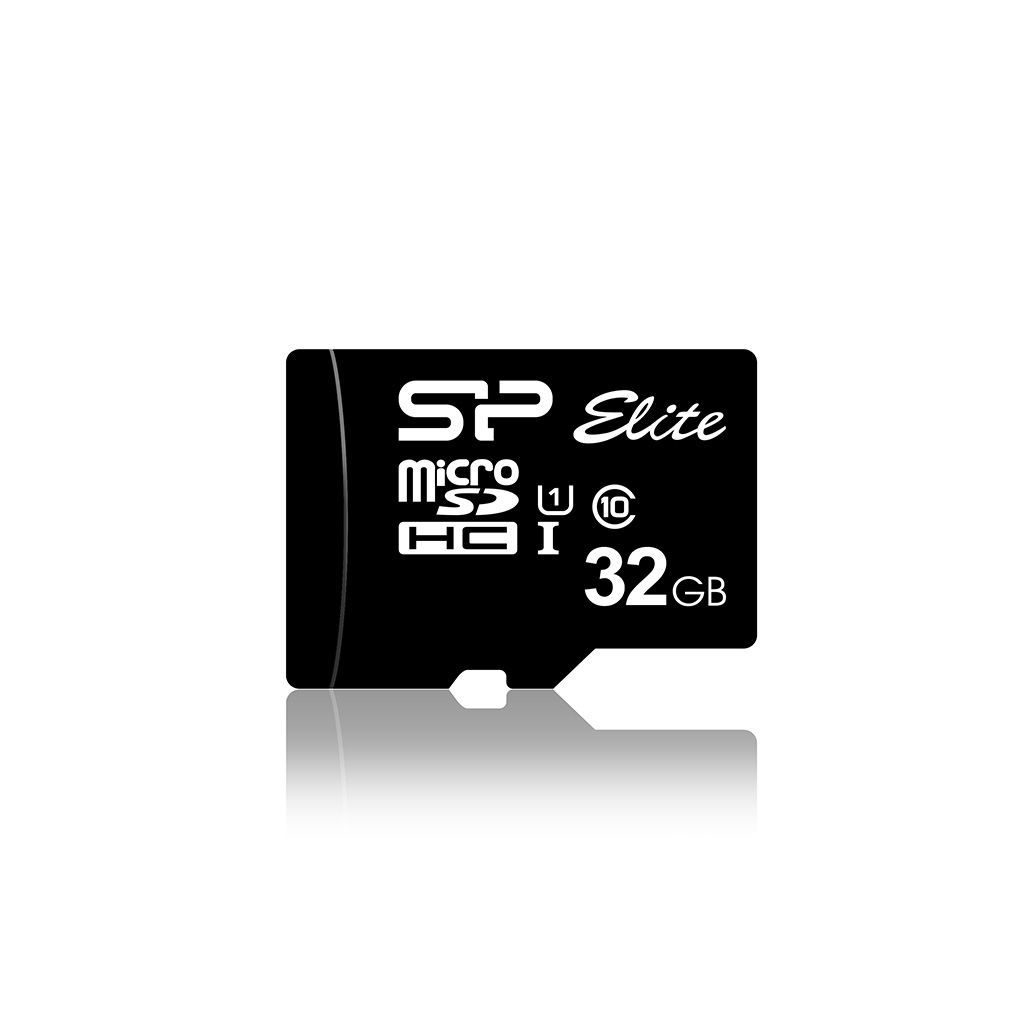 Silicon Power 32GB microSDHC Elite Class 10 UHS-I U1 + adapterrel Silicon Power 32GB microSDHC Elite Class 10 UHS-I U1 + adapterrel