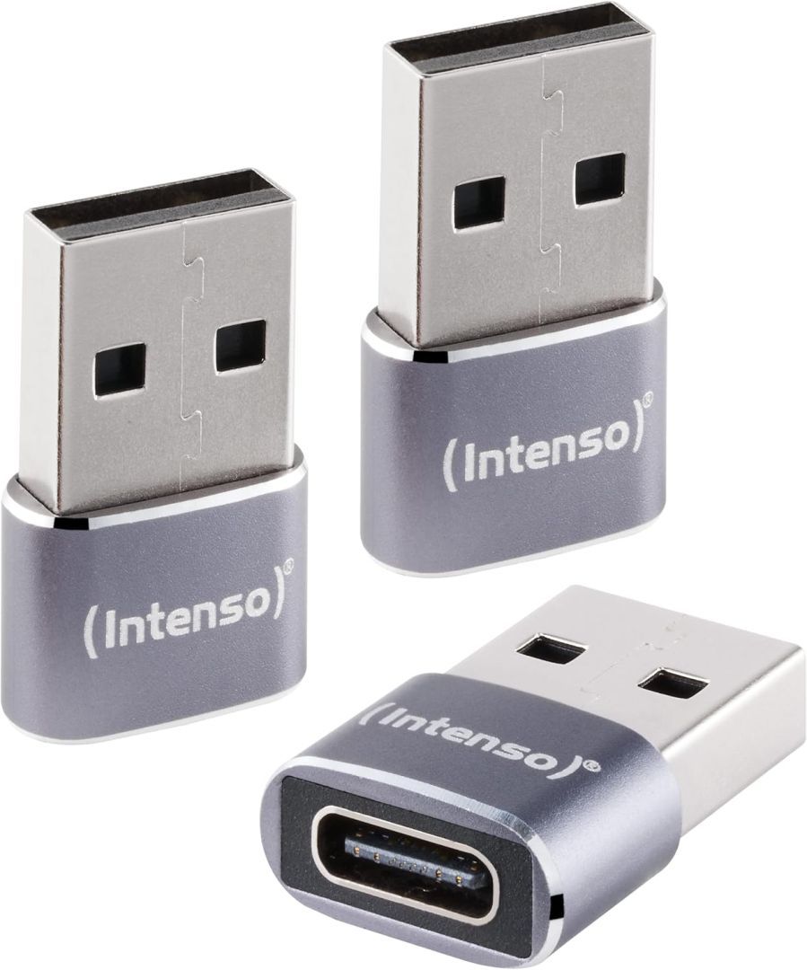 Intenso C480A USB Adapter Gray(3-Pack) Intenso C480A USB Adapter Gray(3-Pack)