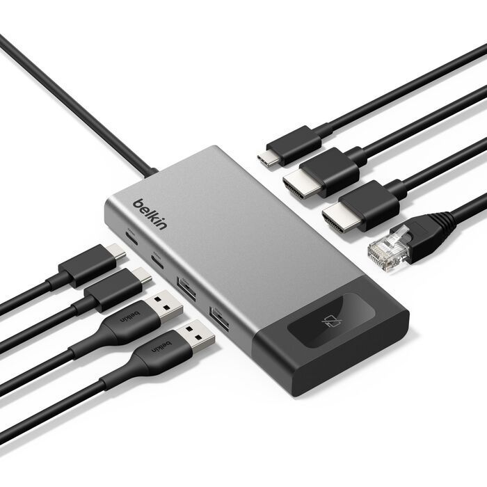 Belkin Connect 8-Port Dual Display USB-C Hub