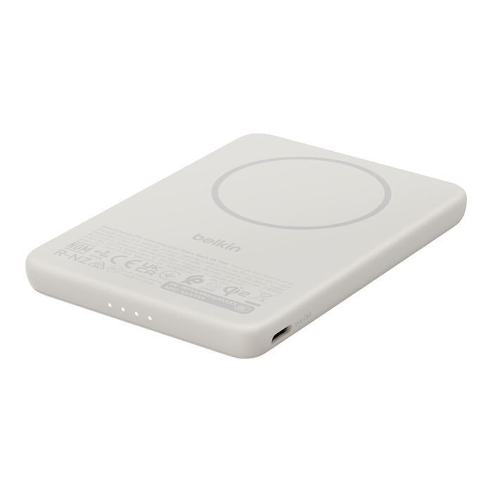 Belkin BoostCharge Slim Magnetic 5000mAh PowerBank Sand