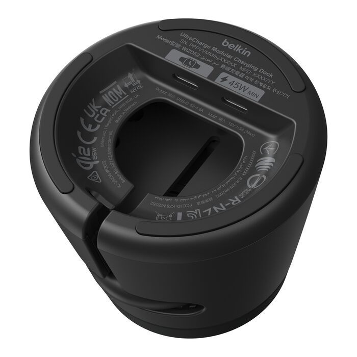 Belkin UltraCharge Modular Charging Dock with Qi2 25W Black
