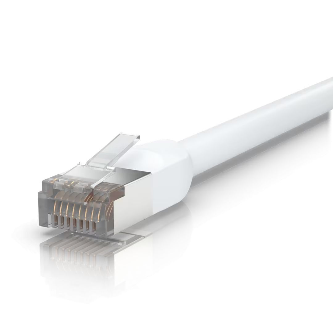 Ubiquiti CAT5e STP Patch Cable 8m White Ubiquiti CAT5e STP Patch Cable 8m White