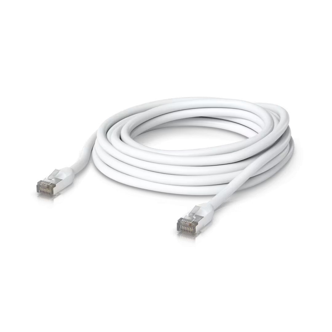 Ubiquiti CAT5e STP Patch Cable 8m White Ubiquiti CAT5e STP Patch Cable 8m White