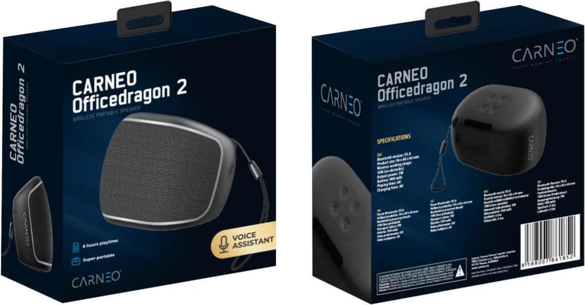 Carneo Officedragon 2 Bluetooth Speaker Black Carneo Officedragon 2 Bluetooth Speaker Black
