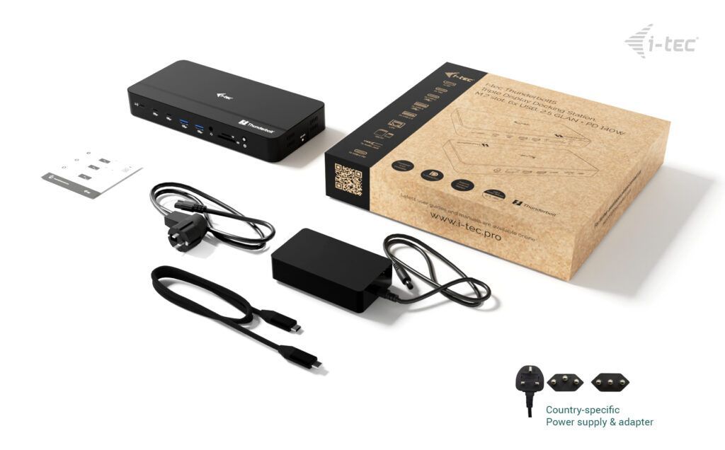 I-TEC Thunderbolt 5 Triple Display Docking Station UK I-TEC Thunderbolt 5 Triple Display Docking Station UK