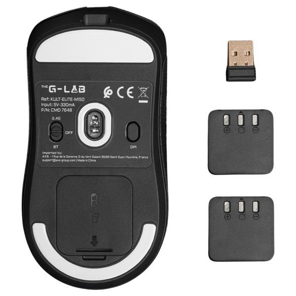 The G-Lab Kult Elite M150 Wireless Bluetooth Mouse Black