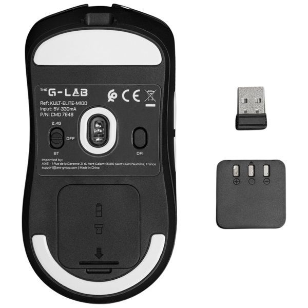 The G-Lab Kult Elite M100 Wireless Bluetooth Mouse Black