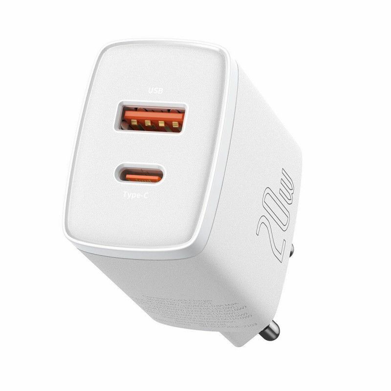 Baseus Compact 20W Wall Charger White Baseus Compact 20W Wall Charger White