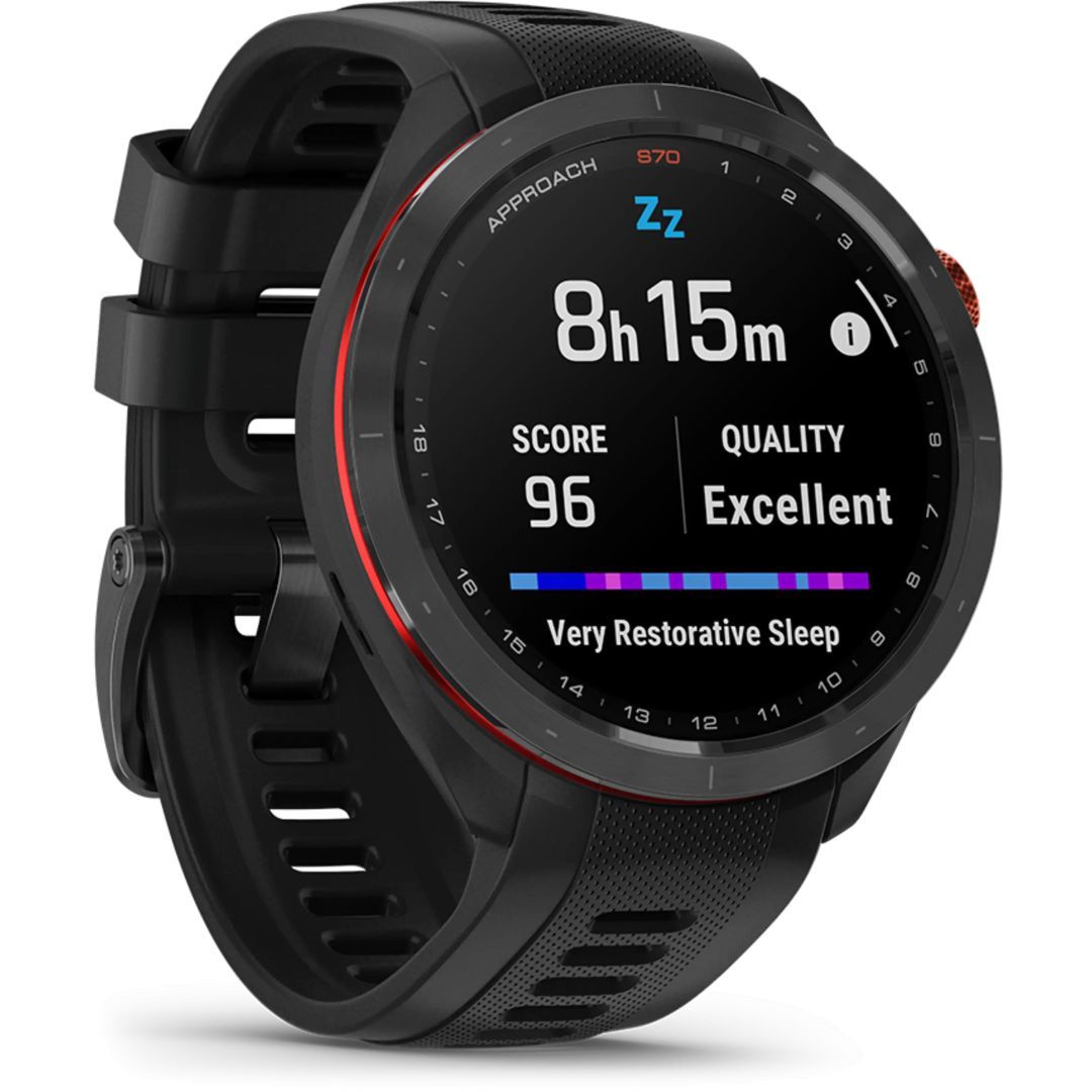 Garmin Approach S70 47mm Black Ceramic Black Silicone Band (ED) Garmin Approach S70 47mm Black Ceramic Black Silicone Band (ED)
