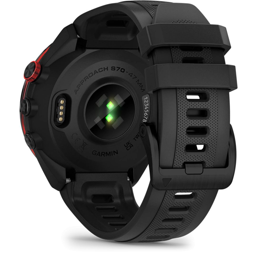 Garmin Approach S70 47mm Black Ceramic Black Silicone Band (ED) Garmin Approach S70 47mm Black Ceramic Black Silicone Band (ED)