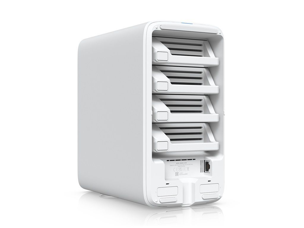 Ubiquiti UNAS 4 (4GB) (4xHDD + 2xM.2 SSD) White