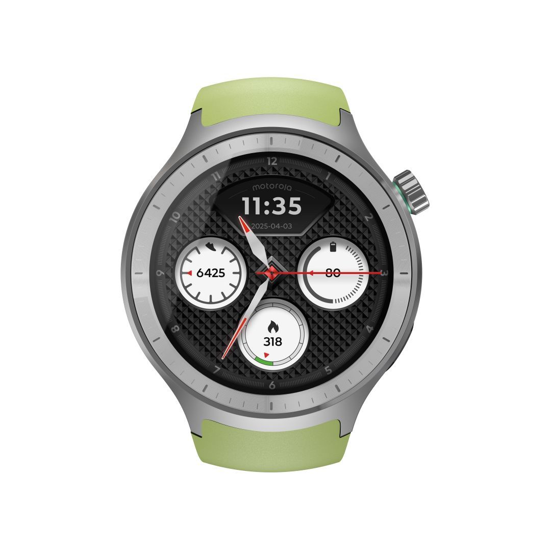 Motorola moto watch Matte Silver + Herbal Garden band Motorola moto watch Matte Silver + Herbal Garden band