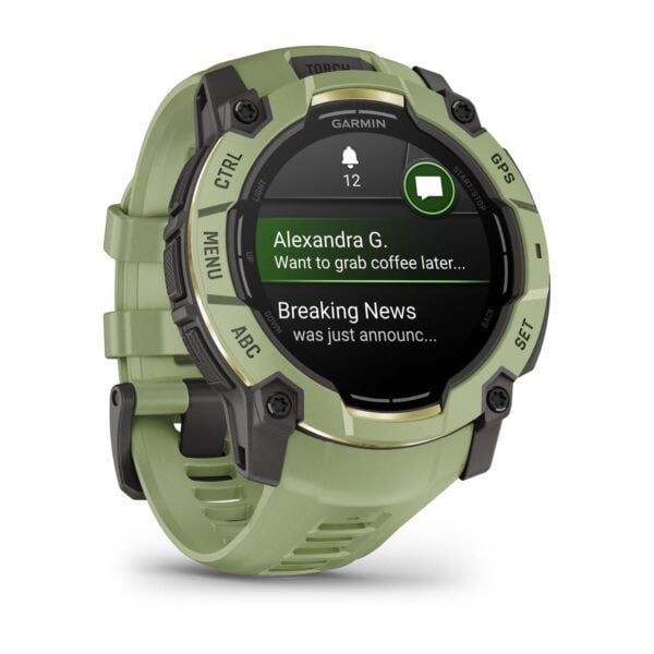 Garmin Instinct 3 50mm AMOLED Fern Green with Fern Green Band Garmin Instinct 3 50mm AMOLED Fern Green with Fern Green Band