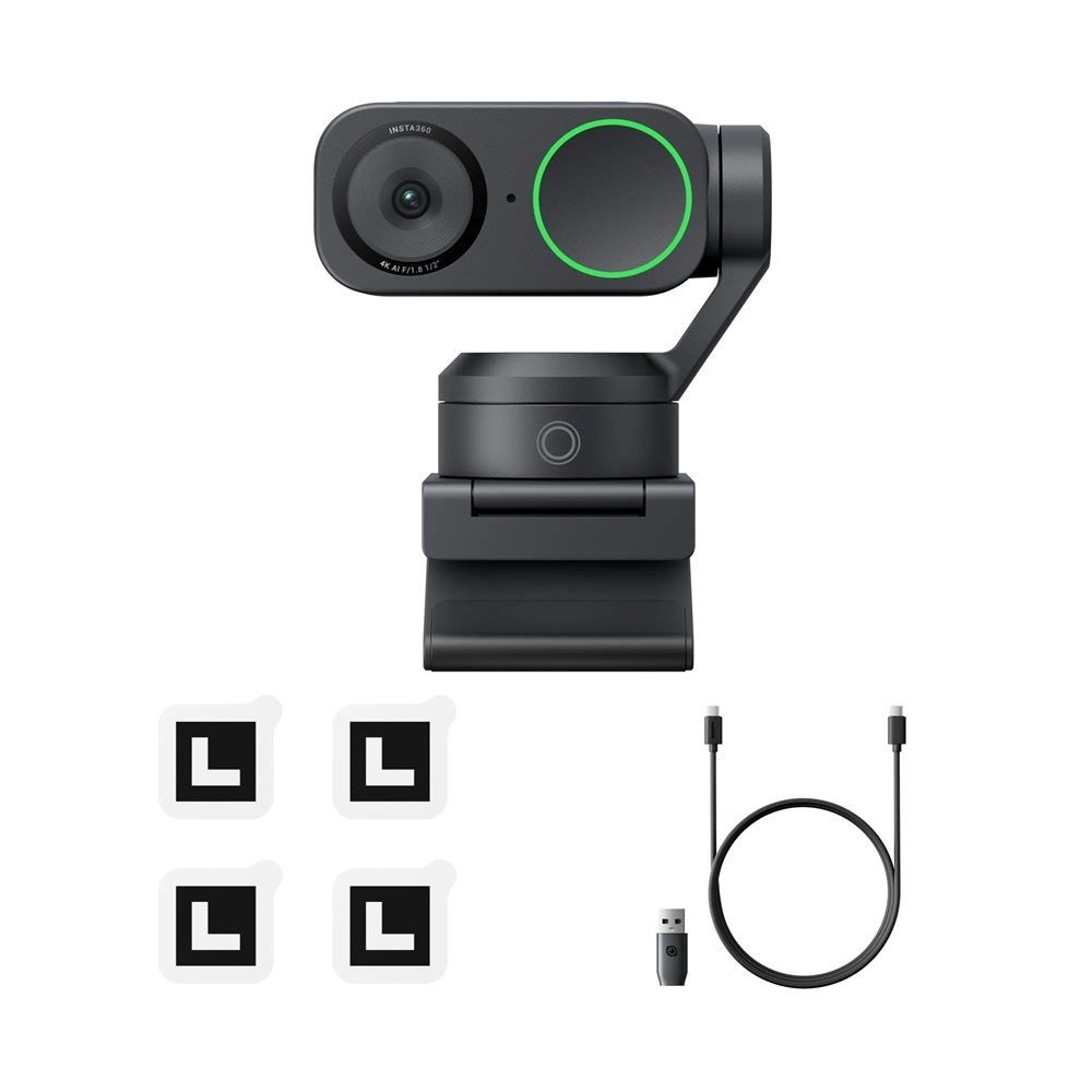 Insta360 Link 2 Webkamera Black Insta360 Link 2 Webkamera Black
